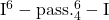 \mathrm{I^6-pass.^6_4-I}