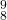 \begin{smallmatrix}9\\8\end{smallmatrix}