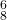 \begin{smallmatrix}6\\8\end{smallmatrix}