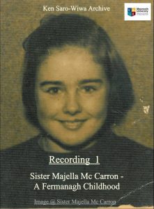 Majella McCarron, courtesy of Sister Majella McCarron
