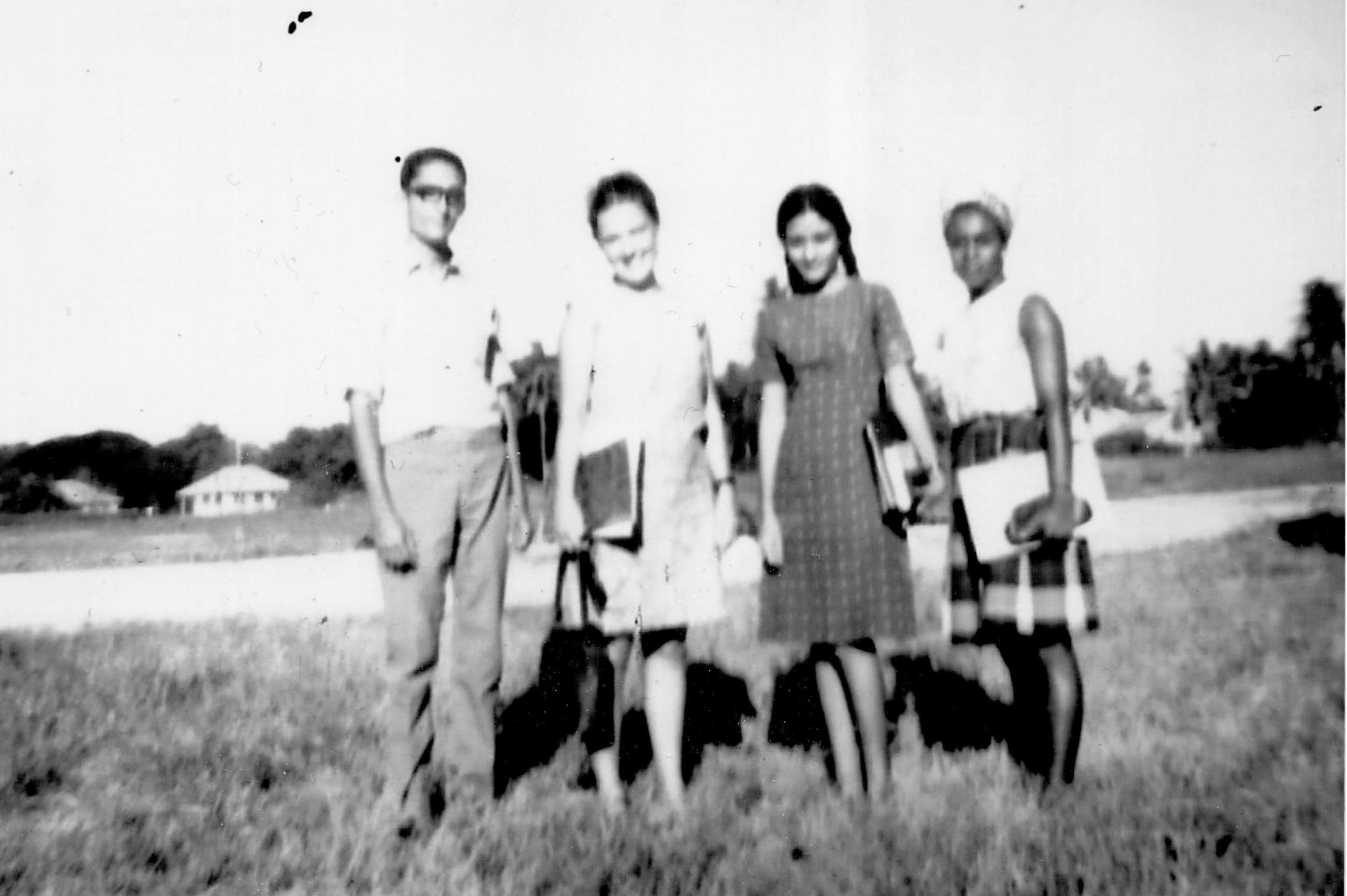 Photo 2.1 UDSM Supervisor and Trainees, Tanga: 1969