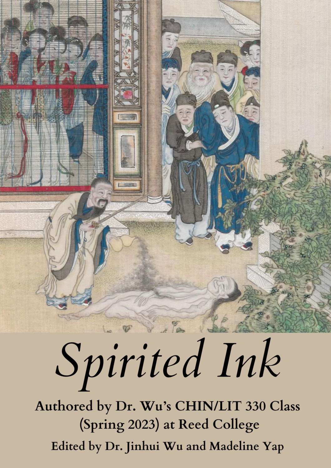 Cover image for Spirited Ink: Reed College Student Perspectives on Chinese Ghost Stories and Supernatural Tales (Spring 2023)