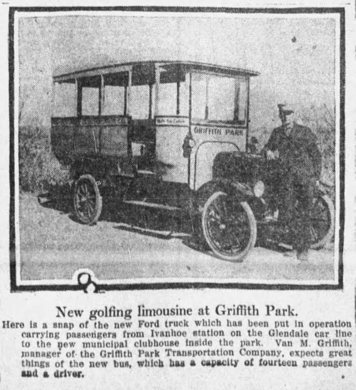 First Griffith Park bus