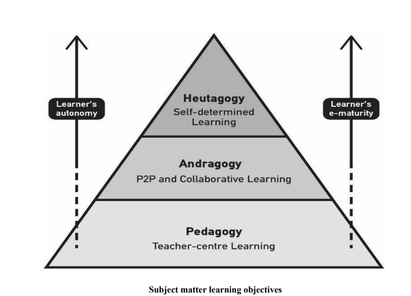 Figure 7 The process of self-efficacy as students' competency to learn alone and with others (learner's autonomy) and use digital tools (e-maturity) (based on Canning, 2010, p. 63). Image edited by Eleni Tsampra.