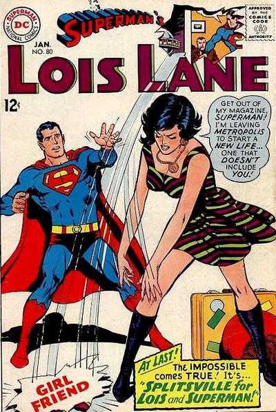 Superman, lois lane, comic book cover