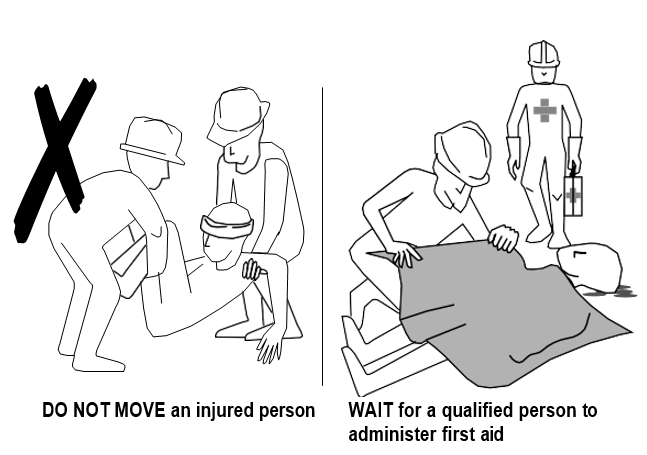 Don't Move an Injured Person