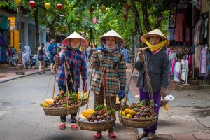 Asian Female vendors