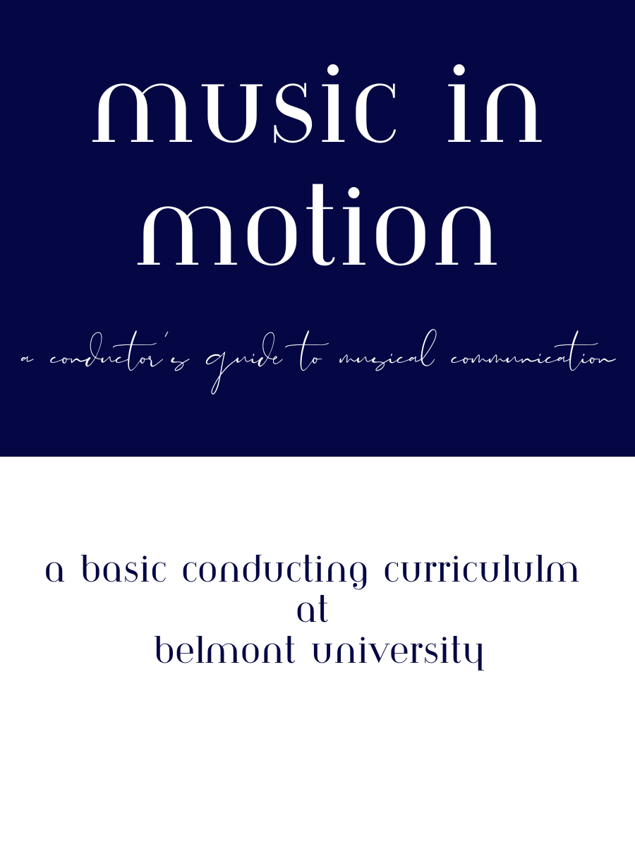 Cover image for Music in Motion: A Conductor's Guide to Musical Communication
