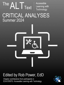 Critical Analyses Chapters (Summer 2024)