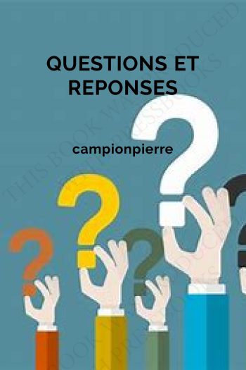 Page couverture de QUESTIONS ET REPONSES