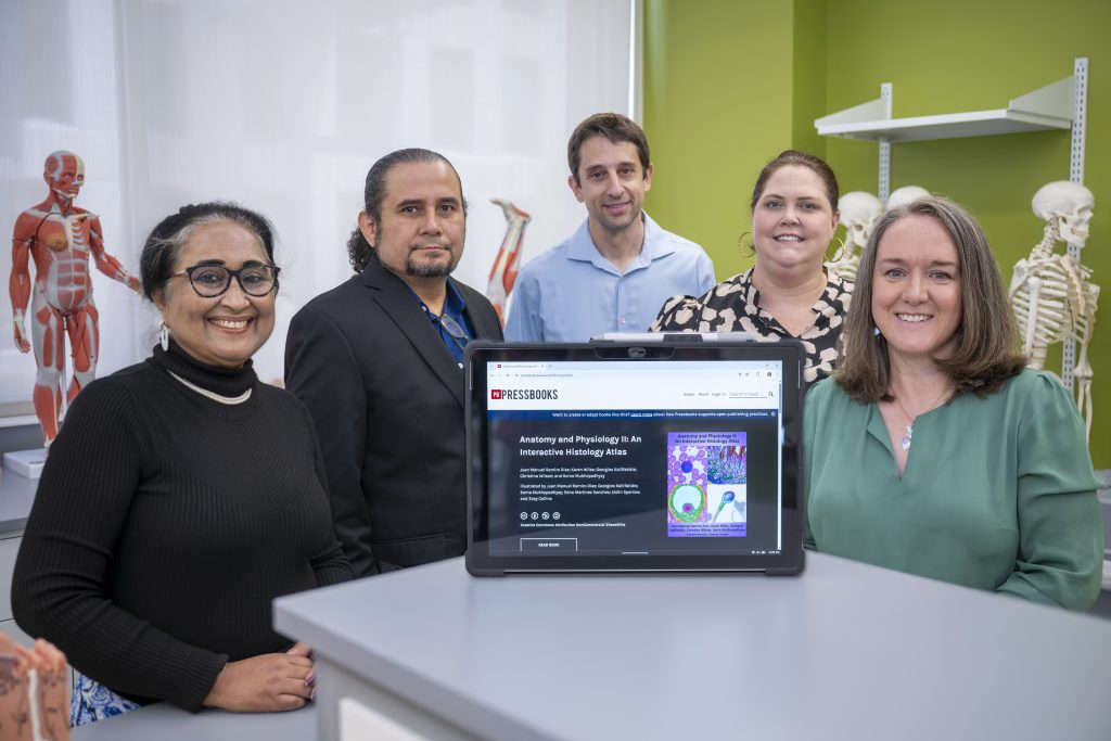 Augusta University Anatomy and Physiology professors photographed on the AU Health Sciences campus in Augusta, Ga., Thursday afternoon May 15, 2025.    Photo by Michael Holahan