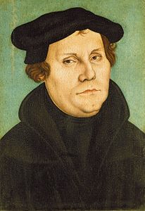 A 16th century painting of Martin Luther