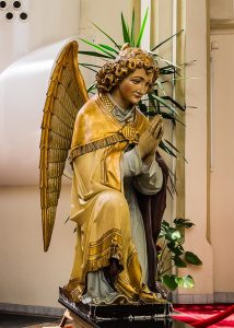 A statue of the Archangel Michael from a church in Holland