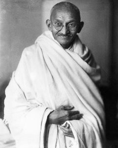 A photograph of Mahatma Gandhi taken in 1931