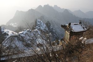 A photo of the sacred Wudang Mountains