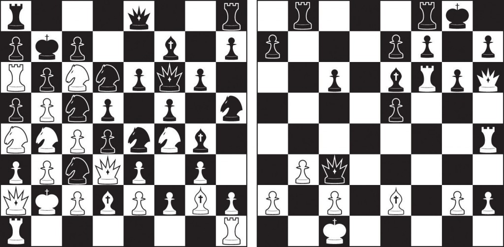 graphic of a chess board