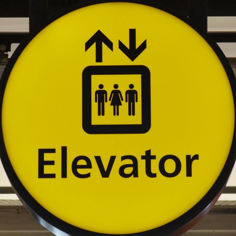 elevator sign