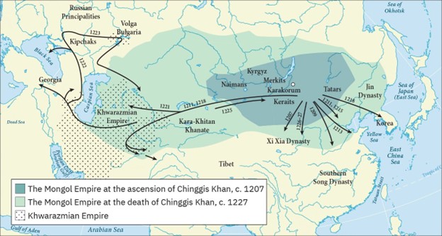 Growth of the Mongol Empire