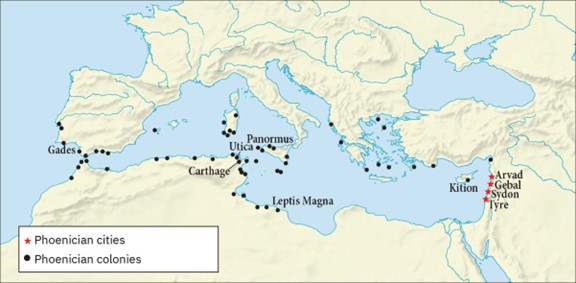 Phoenician Cities and Colonies