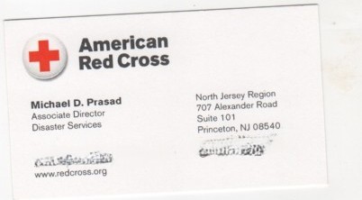 Mike Prasad first north jersey business card