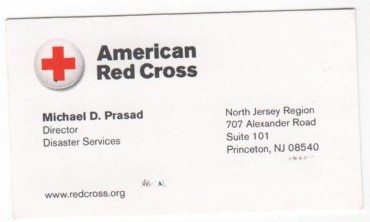Mike Prasad second North Jersey Business Card