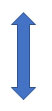 Blue thick line with an arrow point up and down
