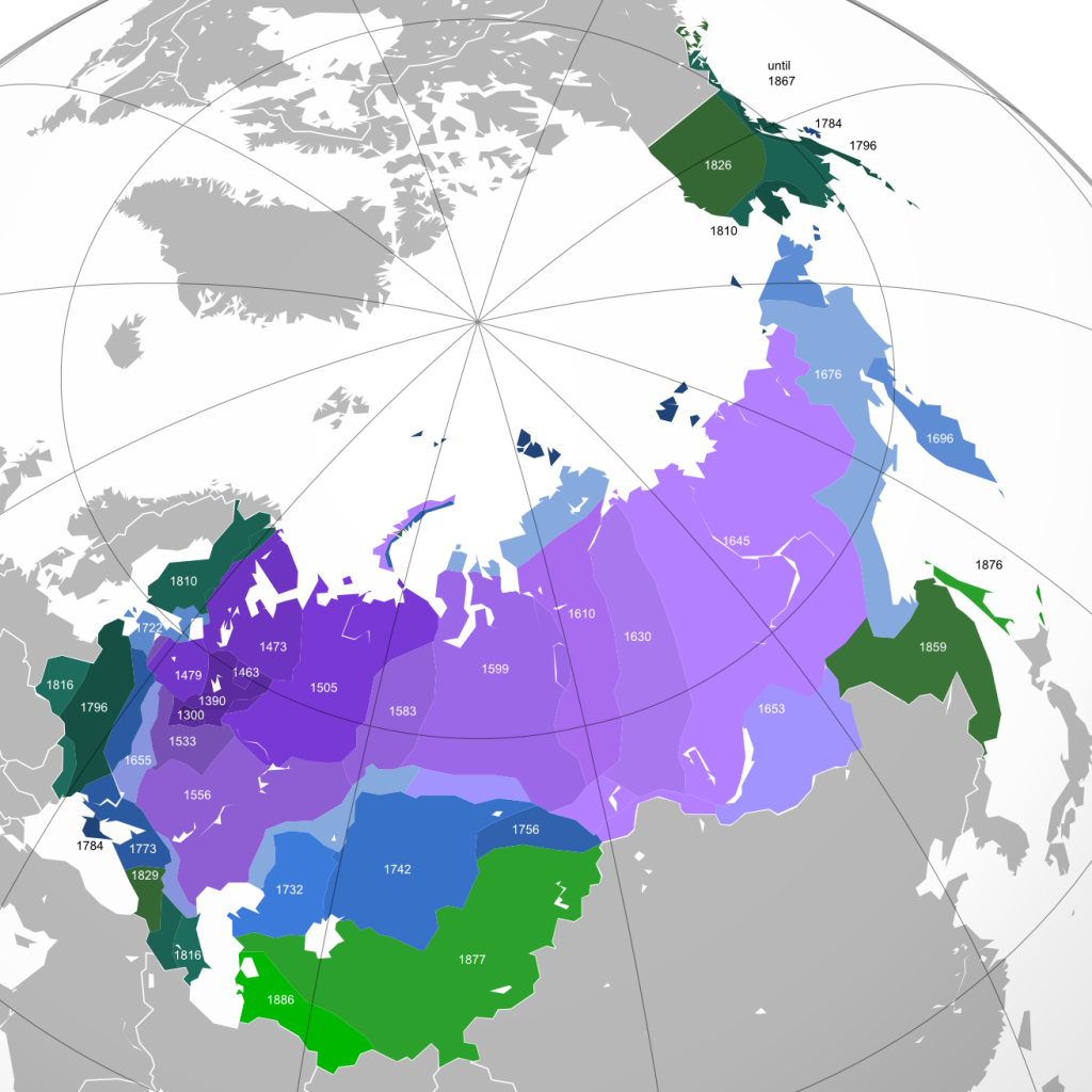 climate map of russia