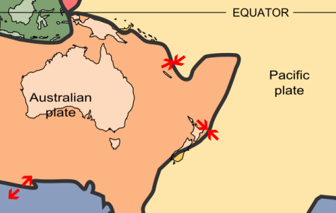 simple oceania map