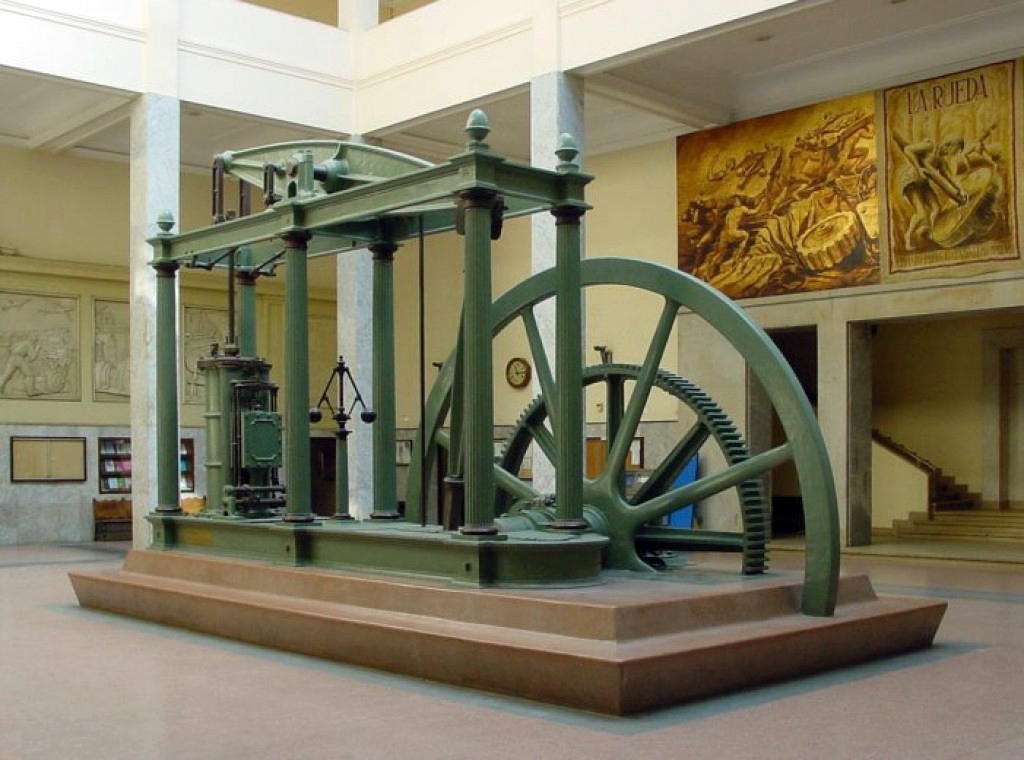 A picture of a Watt steam engine