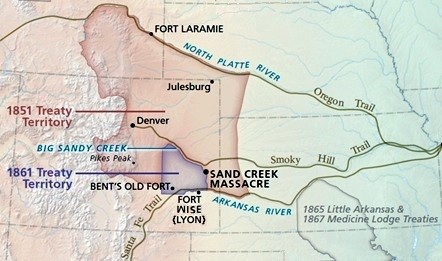 Ft Laramie Treaty Map
