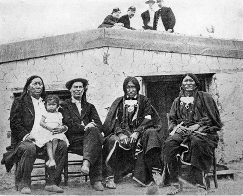 Bent with Arapaho Indians