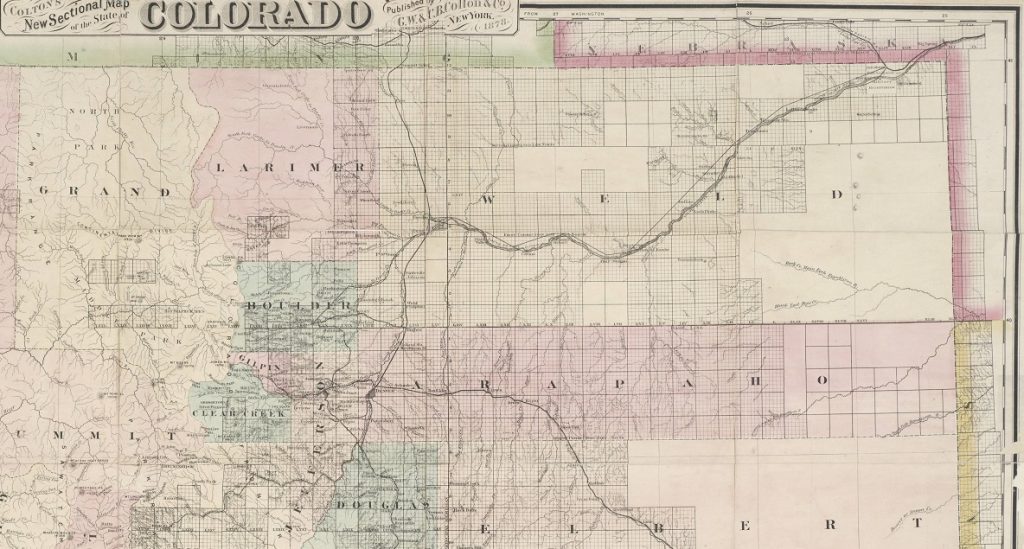 Colton Map of Colorado