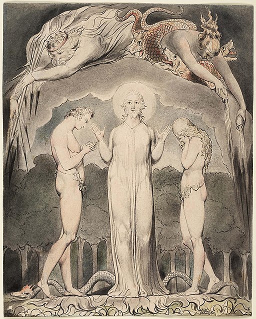 Thomas Rowlandson, Satan, Sin and Death (Paradise Lost, Book the 2nd)