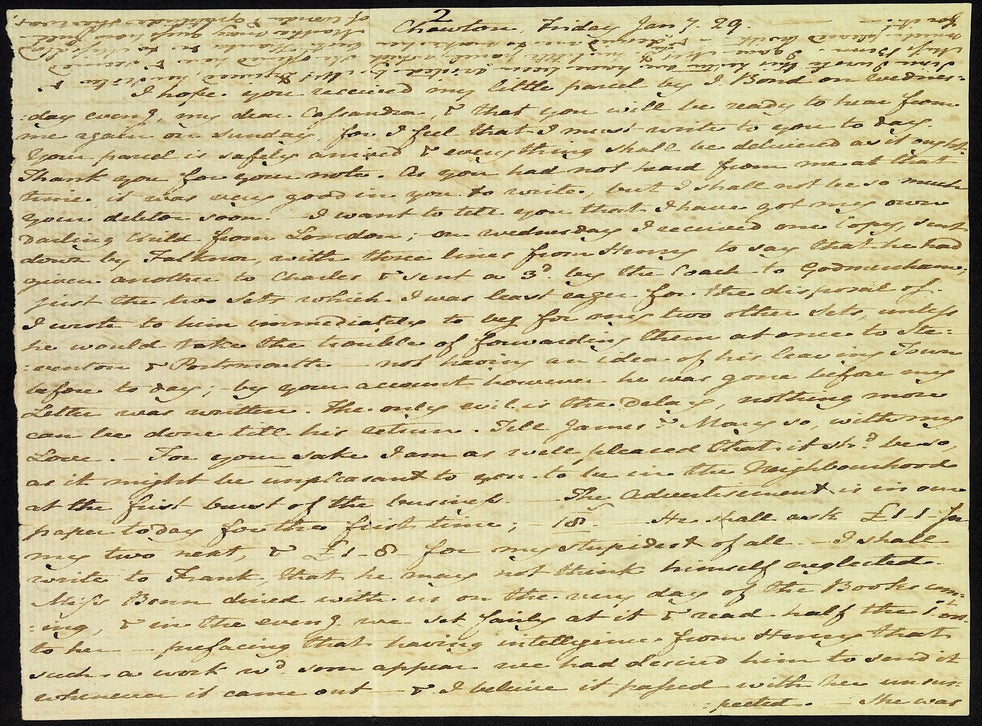 Jane Austen's Letter