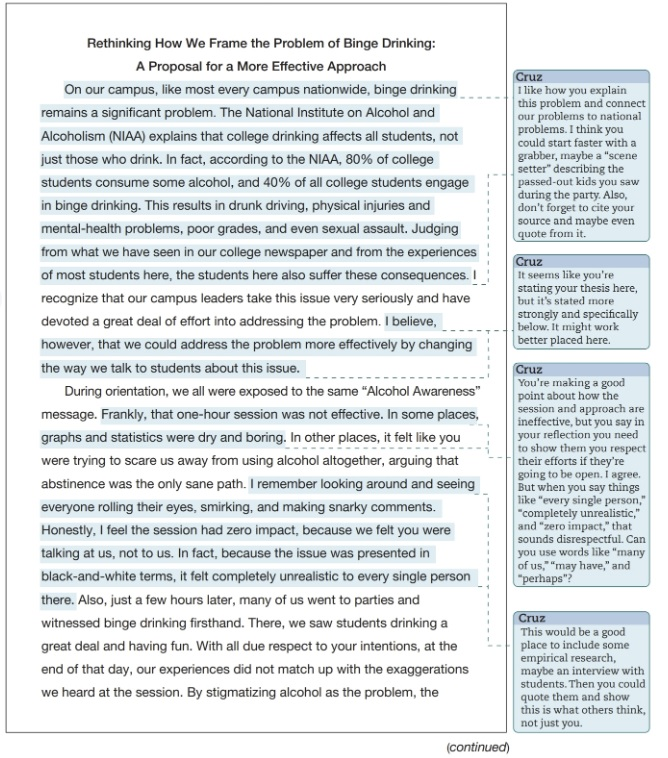 Figure 14.4 Substantive Editing