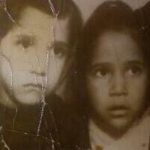 old picture of Guadalupe Capozzi and her twin brother as young children