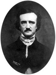 1848 daguerreotype of Poe (public domain)