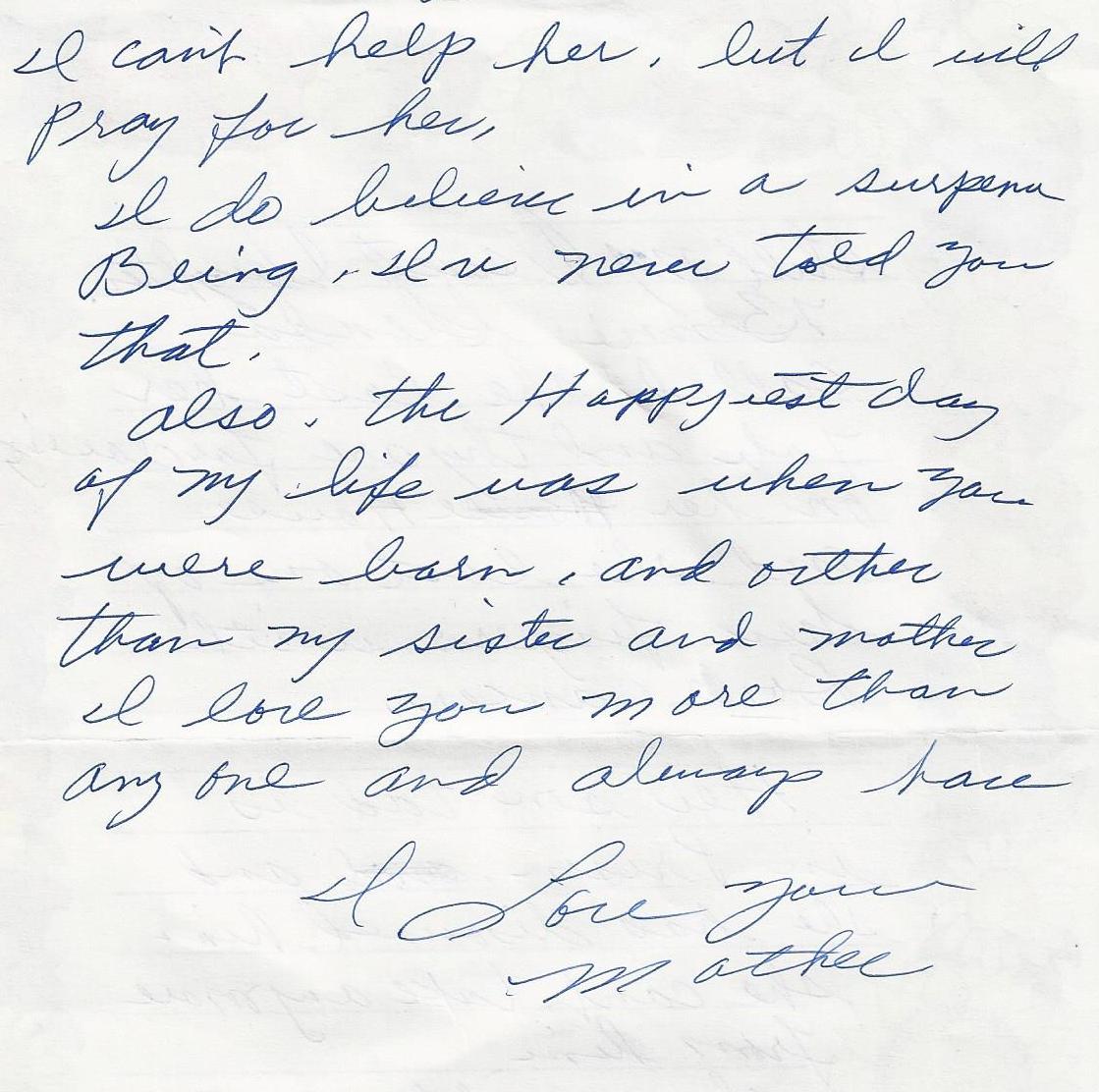 Letters from my mother a cry no one heard
