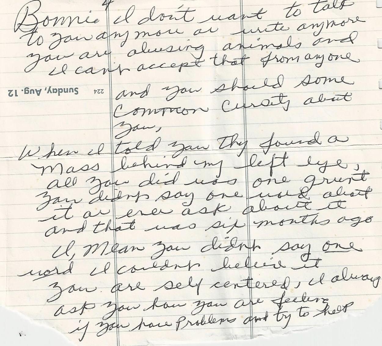 Letters from my mother a cry no one heard