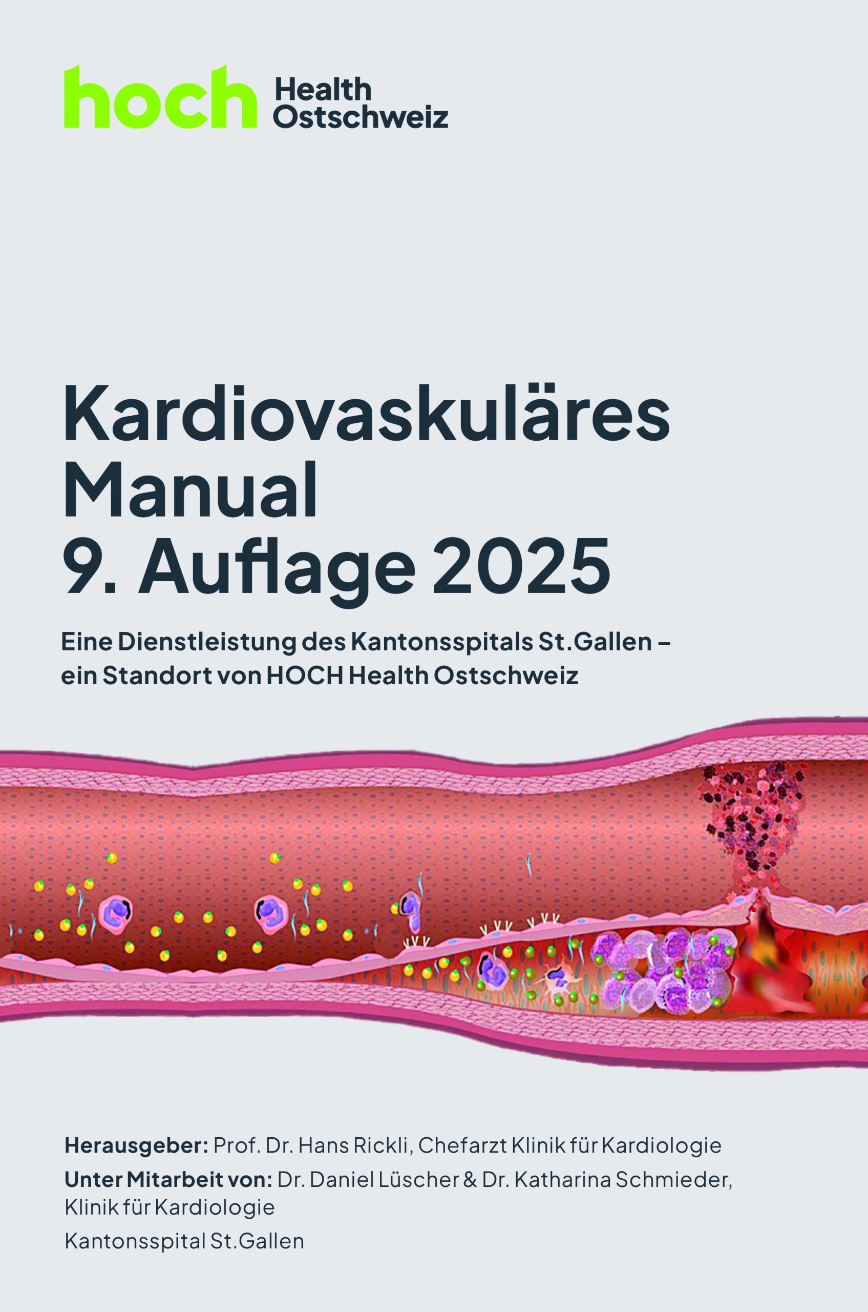 Titelbild für Kardiovaskuläres Manual 2025