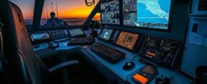 ship bridge-Sample digital display and comms.
