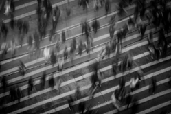 People Walking in Pedestrian Lane