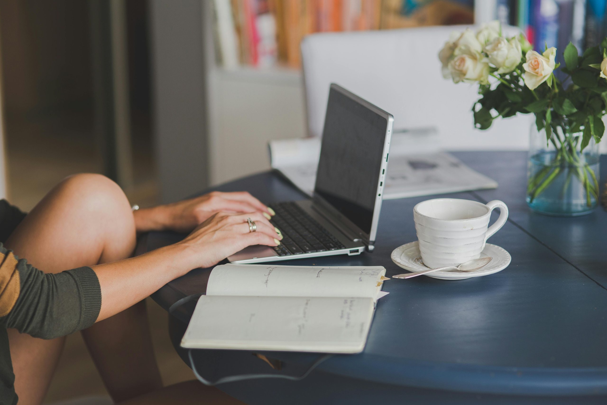 Person on Laptop