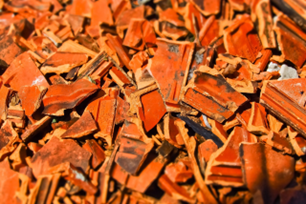 Roof Tiles Brick (Fragments)