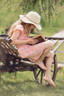 Young woman reading