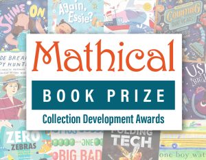 The home page for the Mathical Book Prize website