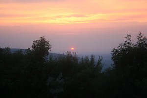 Sunset at Hubbard Brook