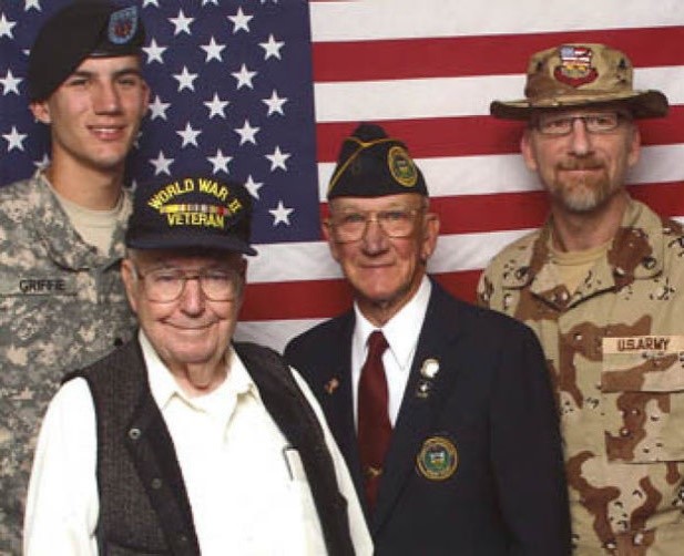 Four generations of a military family from Cumberland County, Tennessee