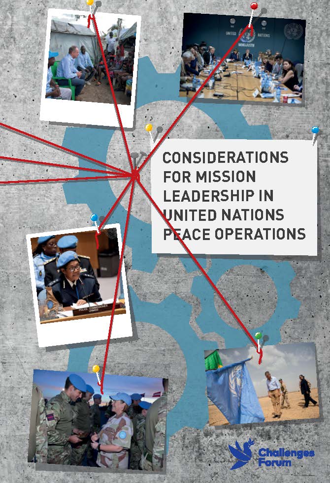 Cover image for Considerations for Mission Leadership in United Nations Peace Operations