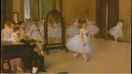 “The Dancing Class” by Edgar Degas.